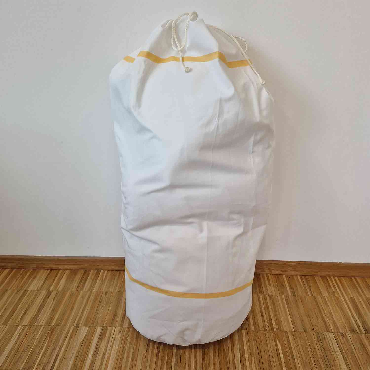 Wäschesack rund, Volumen ca. 15 kg 39,5 cm Durchmesser, 100 cm lang 11-vollfarbig gelb